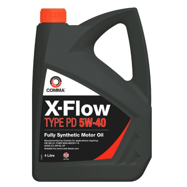 Фото - Олива для авто COMMA X-FLOW TYPE PD 5W-40 4л (XFPD4L)