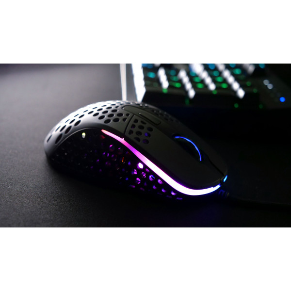 Фото - Миша дротова ігрова Xtrfy M4 RGB Black (XG-M4-RGB-BLACK)