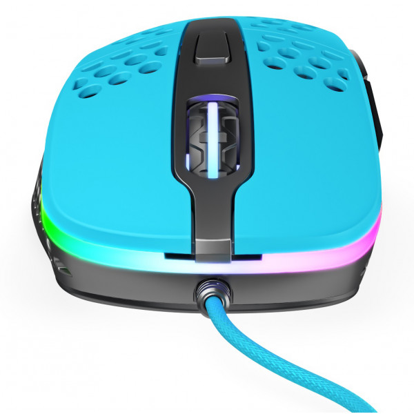 Фото - Миша дротова ігрова Xtrfy M4 RGB Miami Blue (XG-M4-RGB-BLUE)