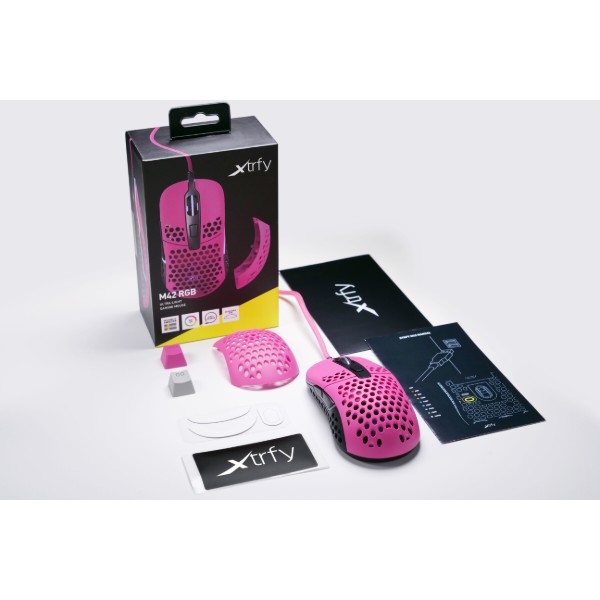 Фото - Мышь проводная игровая Xtrfy M42 RGB Pink (XG-M42-RGB-PINK)