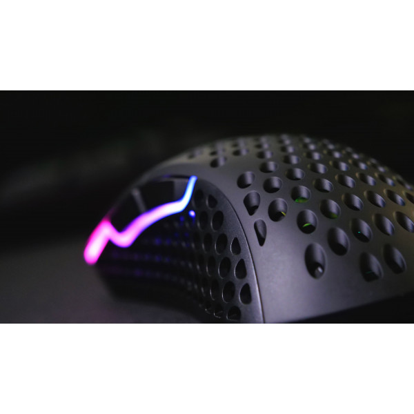 Фото - Миша дротова ігрова Xtrfy M4 RGB Black (XG-M4-RGB-BLACK)