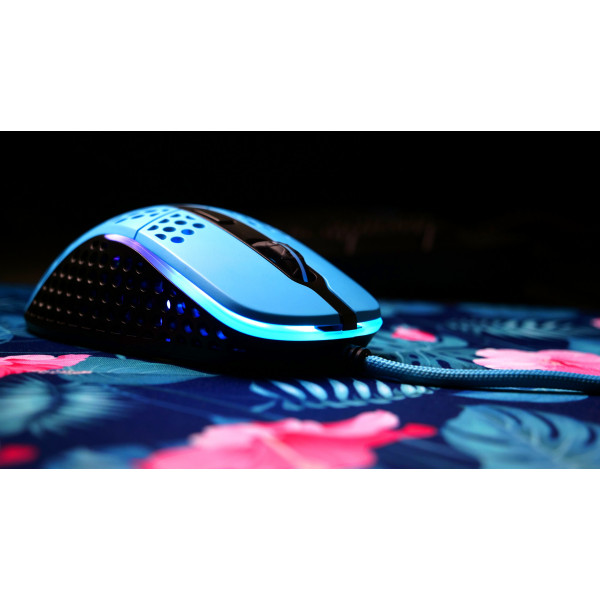 Фото - Миша дротова ігрова Xtrfy M4 RGB Miami Blue (XG-M4-RGB-BLUE)