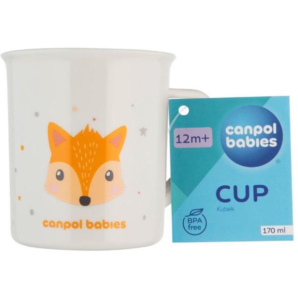 Фото - Чашка Canpol babies CUTE ANIMALS - помаранчева (4/413_ora)