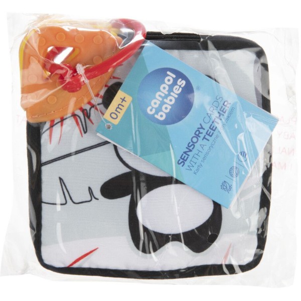 Фото - Книжка-игрушка Canpol babies мягкие карточки с прорезывателем для зубов BabiesBoo (68/096)