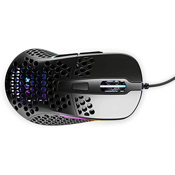 Фото - Миша дротова ігрова Xtrfy M4 RGB Black (XG-M4-RGB-BLACK)