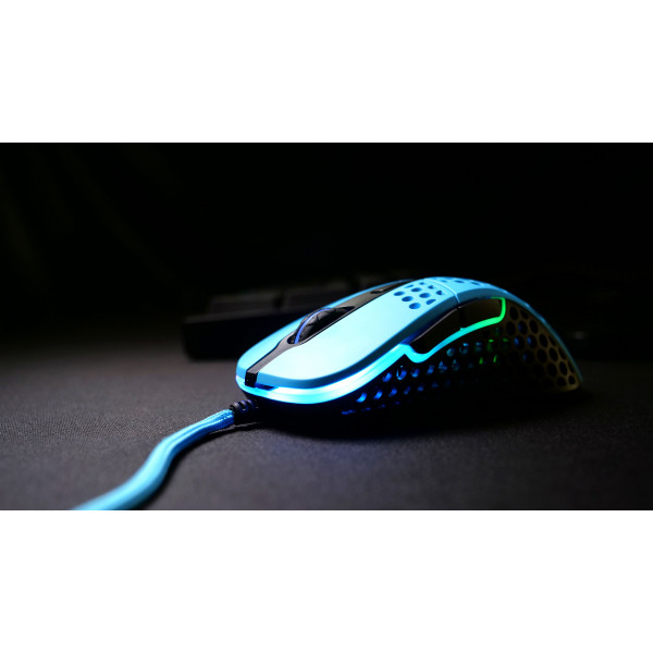 Фото - Миша дротова ігрова Xtrfy M4 RGB Miami Blue (XG-M4-RGB-BLUE)