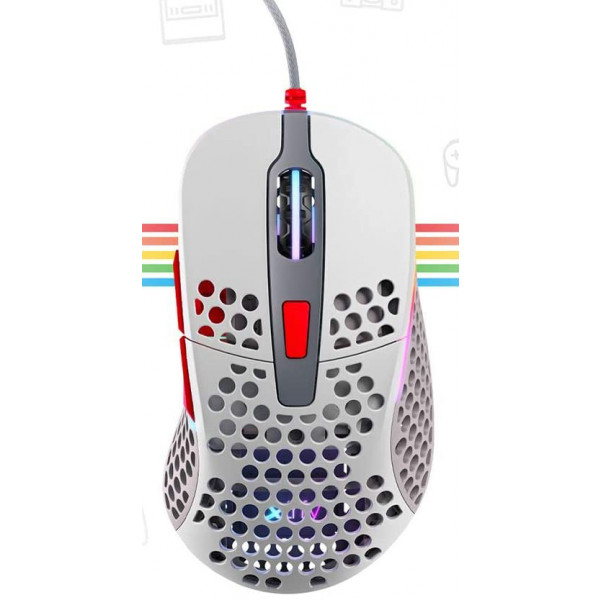 Фото - Мышь проводная игровая Xtrfy M4 RGB Retro (XG-M4-RGB-RETRO)