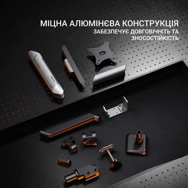Фото - Крепление настольное Anda Seat Stealth PRO II 17''-42'' Titanium (AD-W-A9-1S-BT)
