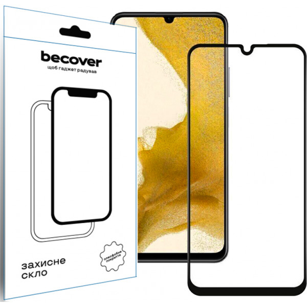 Фото - Захисне скло для смартфону BeCover ZTE Blade A34 Black (711796)