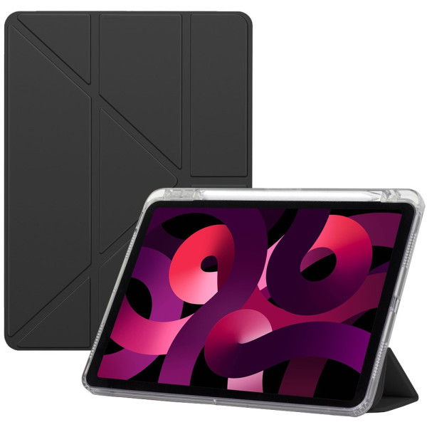 Фото - Чохол для планшета BeCover Ultra Slim Origami Transparent з кріпленням Apple iPad Air 11" M4 2026 Black (715183)