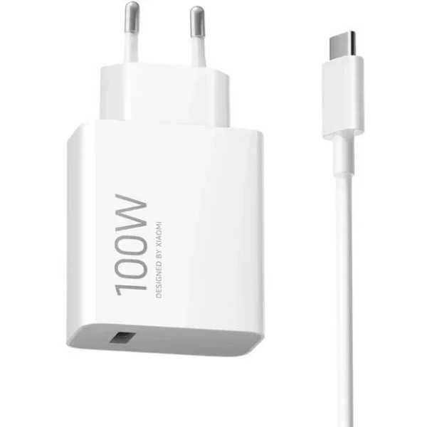 Фото - Мережевий зарядний пристрій Xiaomi 100W Charging Combo (BHR095VEU) White + кабель
