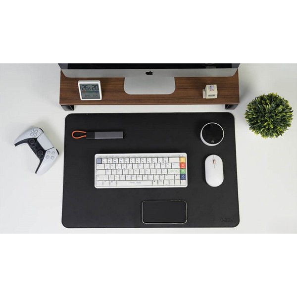 Фото - Коврик для мыши MiiiW Leather Cork Mouse Pad M Black (MWMLV01)