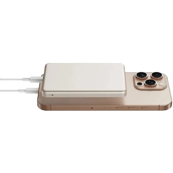 Фото - Батарея мобільна Xiaomi Super Slim Magnetic&Wireless 5000mAh 15W Gold (BHR08PLGL)