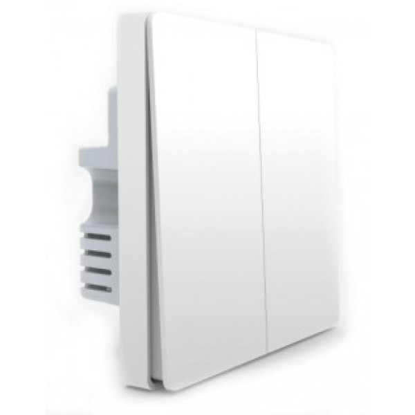 Фото - Бездротовий вимикач Xiaomi Aqara Light Switch (Double-Button) (QBKG03LM)