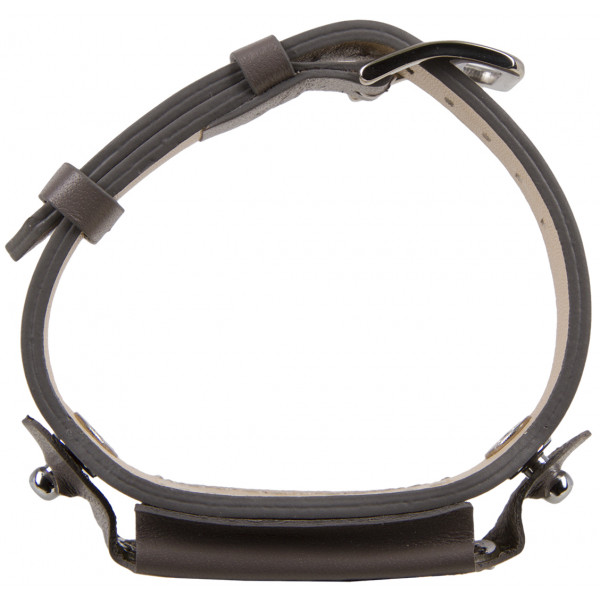 Фото - Ремінець для фітнес-браслету Xiaomi L2 Leather Belt Gray (XMB2LB-L2-GR)