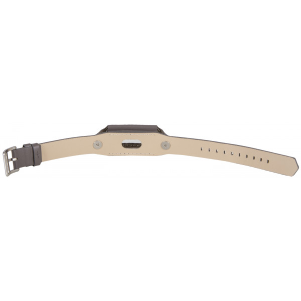 Фото - Ремінець для фітнес-браслету Xiaomi L2 Leather Belt Gray (XMB2LB-L2-GR)