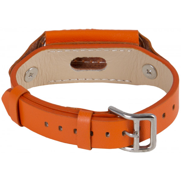 Фото - Ремінець для фітнес-браслету Xiaomi L2 Leather Belt Orange (XMB2LB-L2-OR)