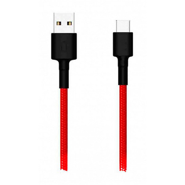 Фото - Кабель синхронизации данных Xiaomi Mi Braided USB Type-C 1m Red (SJV4110GL/SJV4106СN)