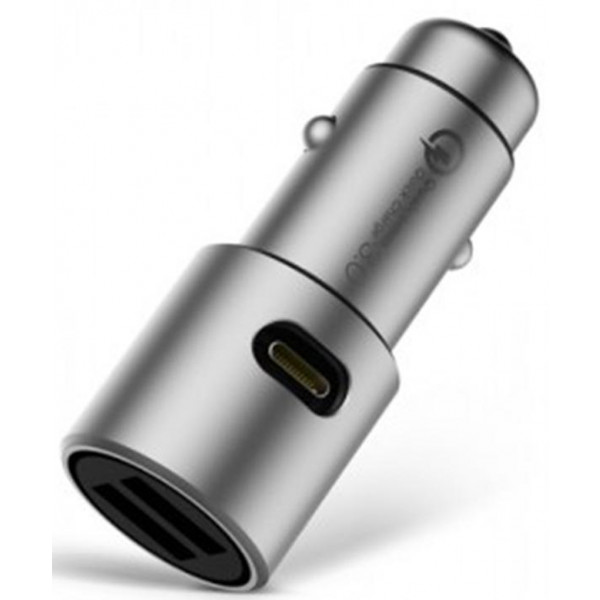 Фото - Автомобильное зарядное устройство Xiaomi MI Dual USB Car Charger QC 3.0 (XMDUCCQC30) Silver (GDS4053CN) Фото - Автомобильное зарядное устройство Xiaomi MI Dual USB Car Charger QC 3.0 (XMDUCCQC30) Silver (GDS4053CN)