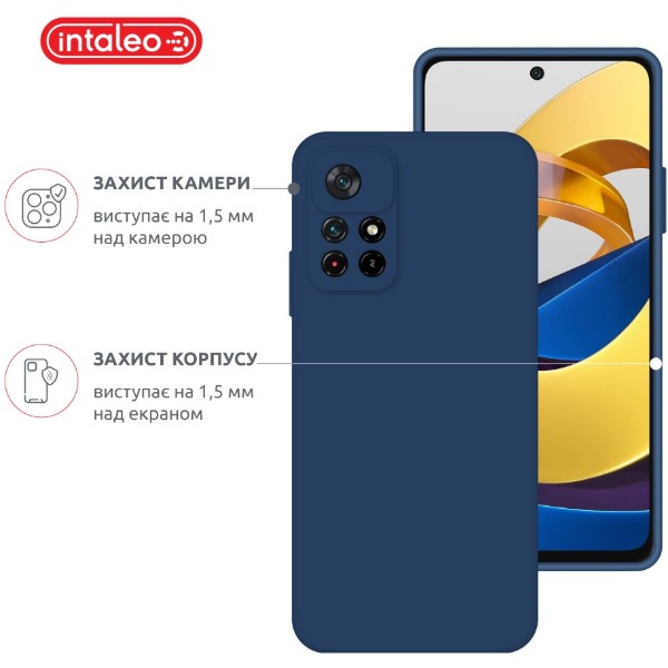 Фото - Чохол для смартфону Intaleo SoftShell for Xiaomi Poco M4 Pro 5G Blue (1283126563799)