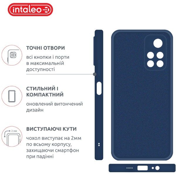 Фото - Чохол для смартфону Intaleo SoftShell for Xiaomi Poco M4 Pro 5G Blue (1283126563799)