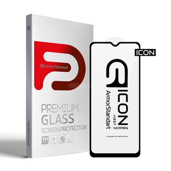 Фото - Захисне скло для смартфону Armorstandart Icon for Xiaomi Redmi 10C Black (ARM61296)