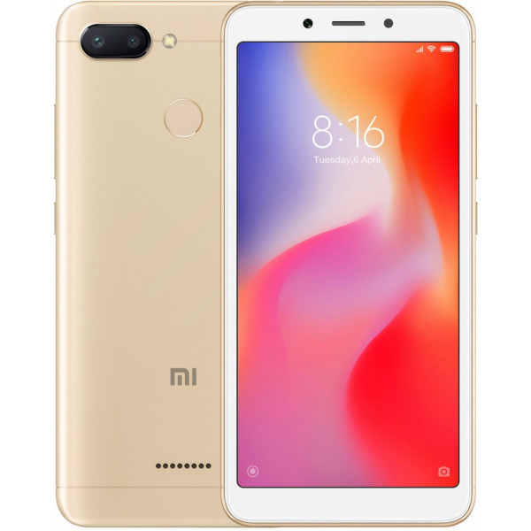 Фото - Смартфон Xiaomi Redmi 6 3/32 Gold