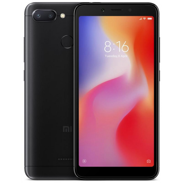 Фото - Смартфон Xiaomi Redmi 6 3/64GB Black