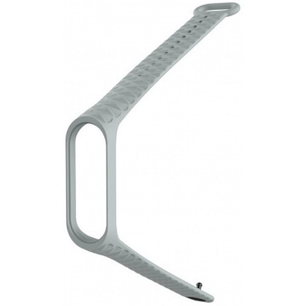Фото - Ремешок для фитнес-браслета Xiaomi Ribbed Strap for Mi Band 3 Grey (XMB3-RIB-GRE)