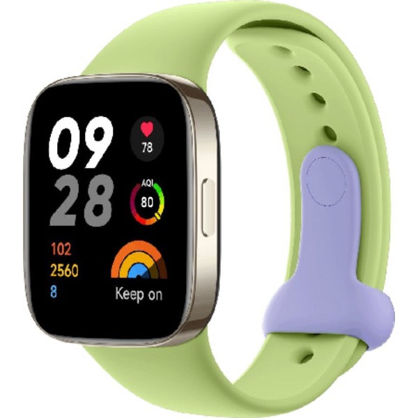 Фото - Ремінець для смарт-годинника Xiaomi Watch 3 Silicone Strap Lime Green