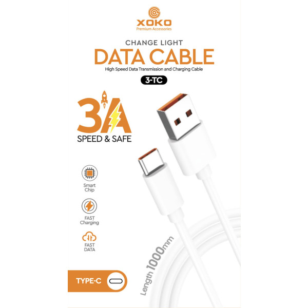 Фото - Кабель XOKO 3-TC USB Type-C 3A (XK-3-TC)