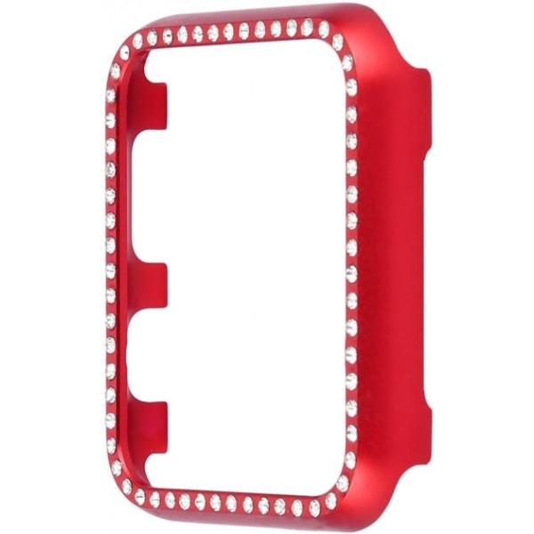 Фото - Чехол-бампер для смарт-годинника XOKO Apple Watch 38/40 Aluminium Diamond Red (XK-AP-DMRD)