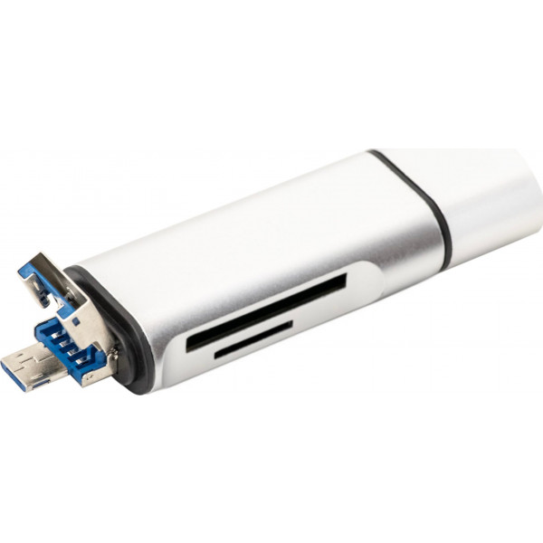 Фото - Хаб USB XOKO AC-440 Type-C USB 3.0+MicroUSB/SD Card Reader (XK-AС-440)