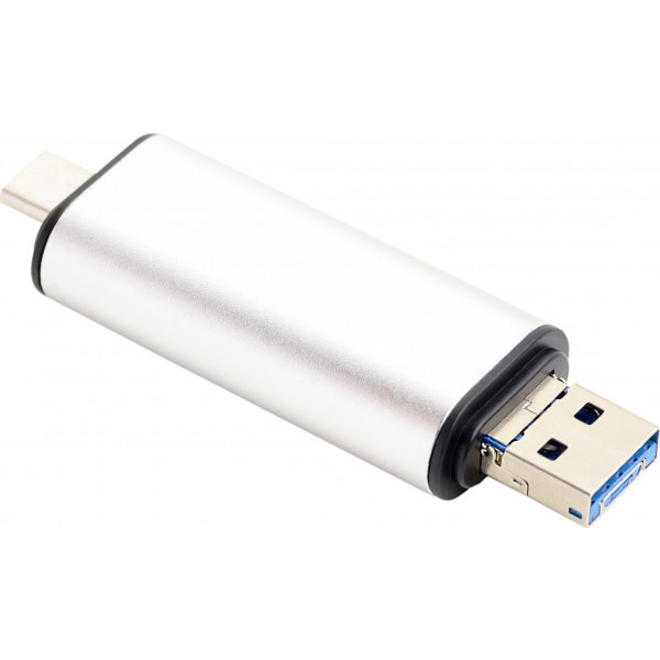 Фото - Хаб USB XOKO AC-440 Type-C USB 3.0+MicroUSB/SD Card Reader (XK-AС-440)