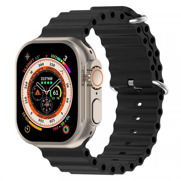 Фото - Ремінець для смарт-годинника XOKO Ultra for Apple Watch 42/44/45/49мм Black (XK-AW-42ULT-BK)