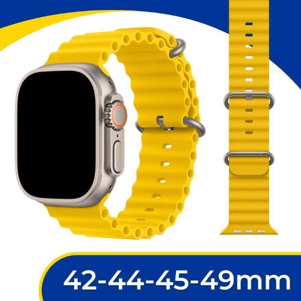 Фото - Ремешок для смарт-часов XOKO Ultra for Apple Watch 42/44/45/49мм Mustard (XK-AW-42ULT-MST)