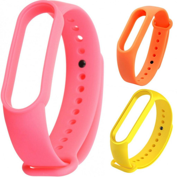 Фото - Ремінець для фітнес-браслету XOKO Sport for Xiaomi Mi Band 5/6/7 Bright color 3 шт. (XK-BND-3SP-BRT)