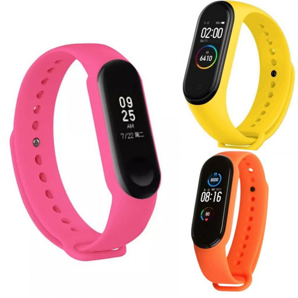 Фото - Ремінець для фітнес-браслету XOKO Sport for Xiaomi Mi Band 5/6/7 Bright color 3 шт. (XK-BND-3SP-BRT)