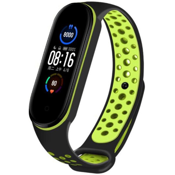 Фото - Ремінець для фітнес-браслету XOKO Sport for Xiaomi Mi Band 5/6/7 Black/Green (XK-BND-SP-BKGRN) Фото - Ремінець для фітнес-браслету XOKO Sport for Xiaomi Mi Band 5/6/7 Black/Green (XK-BND-SP-BKGRN)