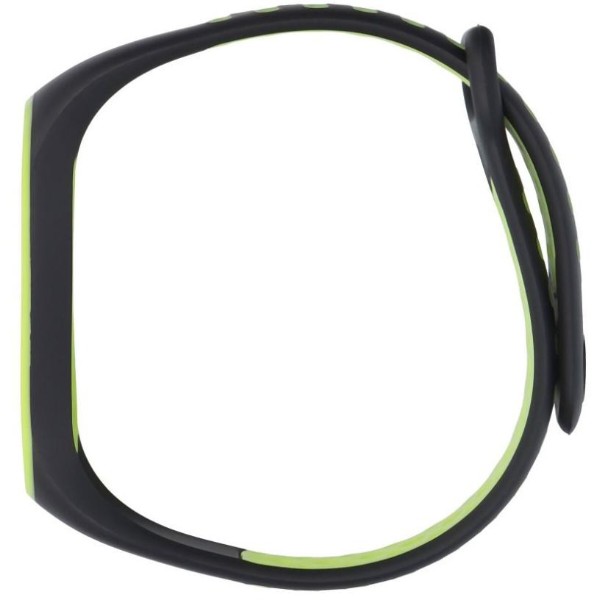 Фото - Ремінець для фітнес-браслету XOKO Sport for Xiaomi Mi Band 5/6/7 Black/Green (XK-BND-SP-BKGRN)