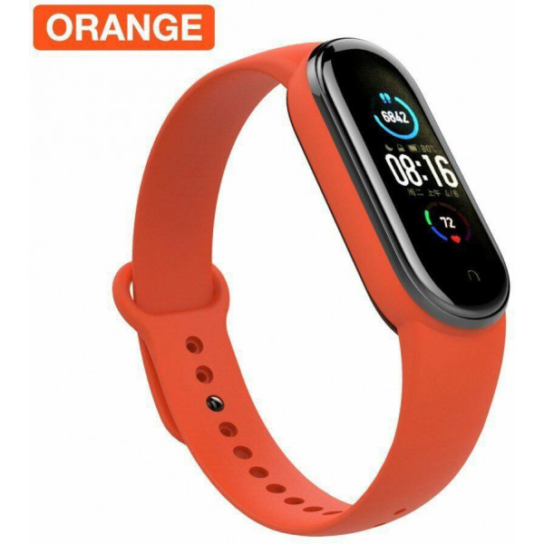 Фото - Ремінець для фітнес-браслету XOKO Sport for Xiaomi Mi Band 5/6/7 Orange (XK-BND-SP-OR)