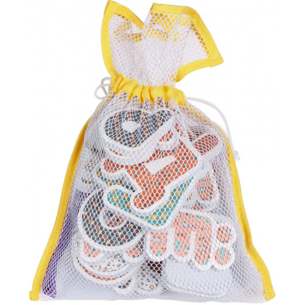 Фото - Настольная игра (до 2 лет) XOKO EVA Алфавит укр + рус (34 ед + мешочек для сушки + мешок хранения) (XK-EVA-02)