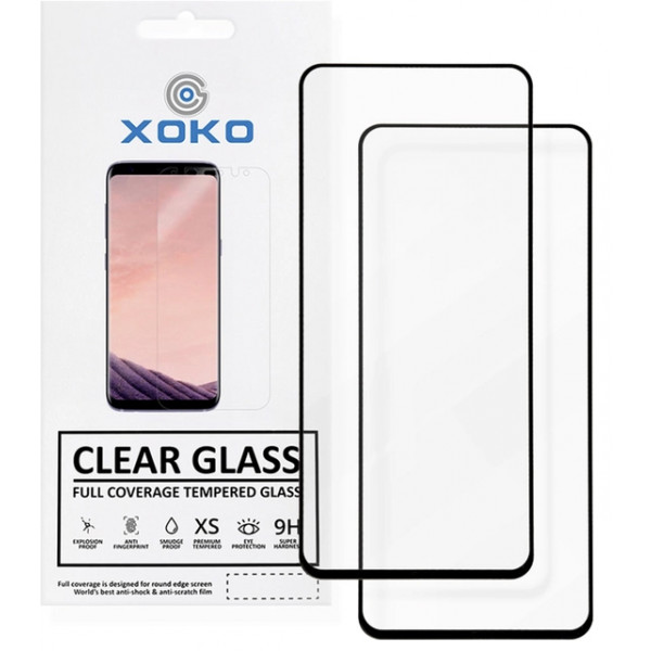 Фото - Захисне скло для смартфону XOKO Full Cover Ultra-Thin 0.25мм Vivo Y20/ Y20i/ Y21/ Y33s Black 2 шт. (XK-FCU-VO-Y20)