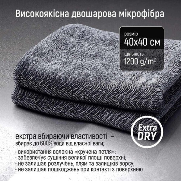 Фото - Автополотенце XOKO Extra Dry 40х40 см (XK-MF-1200)