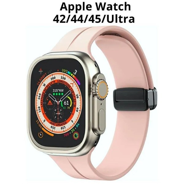 Фото - Ремінець для смарт-годинника XOKO for Apple Watch 42/44/45/49 мм Pink (XK-MGT-44PN)