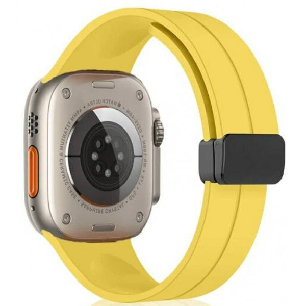 Фото - Ремінець для смарт-годинника XOKO for Apple Watch 38/40/41 мм Yellow (XK-MGT-38YL)
