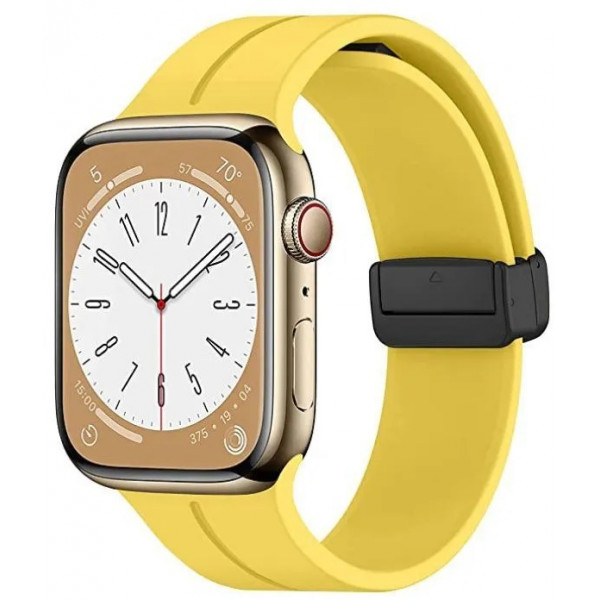 Фото - Ремінець для смарт-годинника XOKO for Apple Watch 38/40/41 мм Yellow (XK-MGT-38YL)