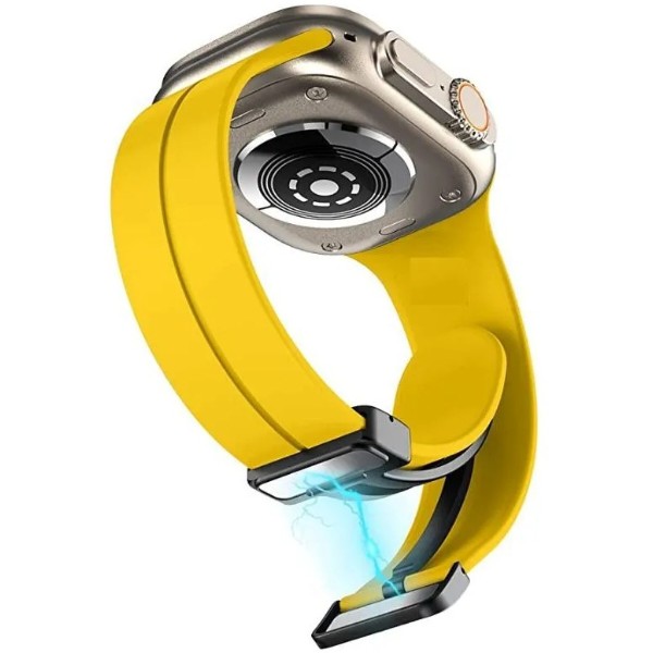 Фото - Ремешок для смарт-часов XOKO for Apple Watch 42/44/45/49 мм Yellow (XK-MGT-44YL)