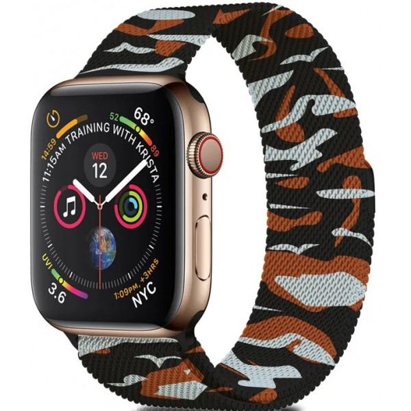 Фото - Ремешок для смарт-часов XOKO Milanese for Apple Watch  38/40/41мм Khaki Orange (XK-MTL-KHOR)
