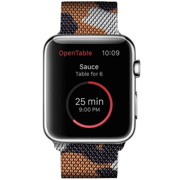 Фото - Ремешок для смарт-часов XOKO Milanese for Apple Watch  38/40/41мм Khaki Orange (XK-MTL-KHOR)
